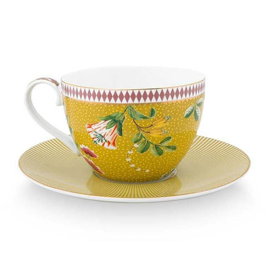 Pip Studio La Majorelle Cup & Saucer - Yellow